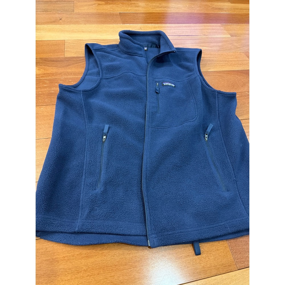 Patagonia Synchilla Fleece Vest Mens XL Navy Blue Full Zip STY23010 - Picture 8 of 8